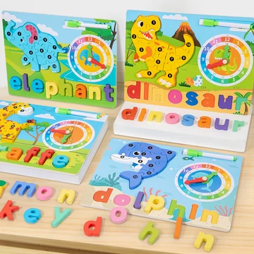 3D ébresztőóra puzzle 1DB Random