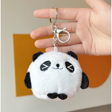 Plüss Panda kulcstartó 9cm